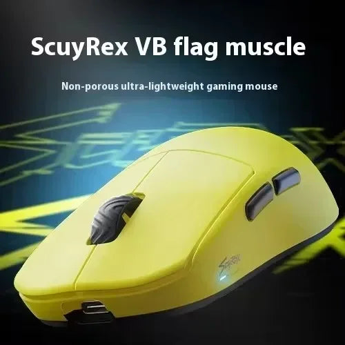 Scyrox V8 Mouse Dual Mode – Gaming 8K Low Latency Ligero y Personalizable para PC