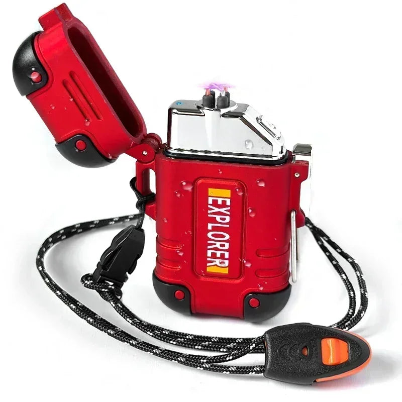 Encendedor Eléctrico de Doble Arco Plasma – Recargable e Impermeable