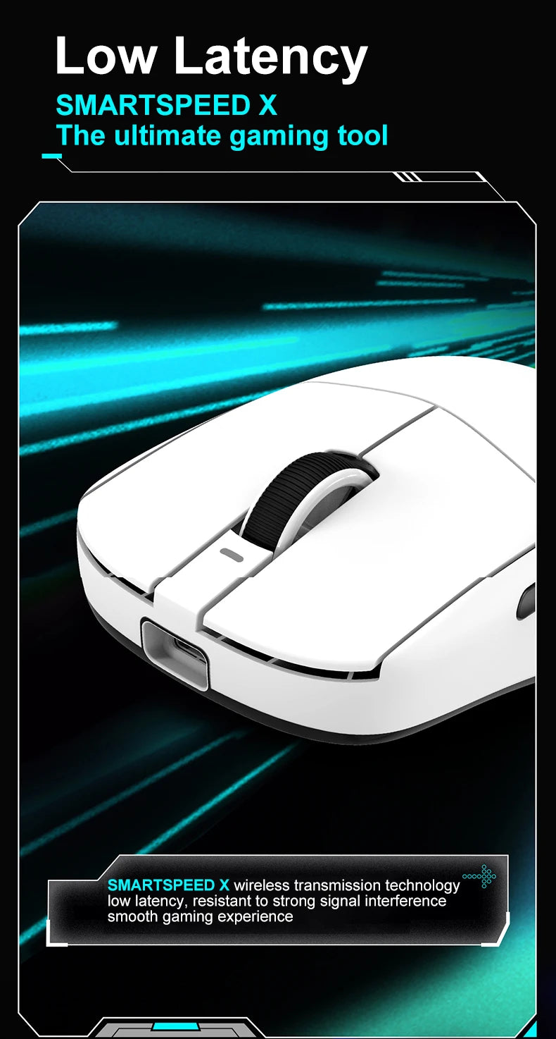 Ratón Gaming ATK VXE R1 Pro MAX — Bluetooth y 2.4G Inalámbrico