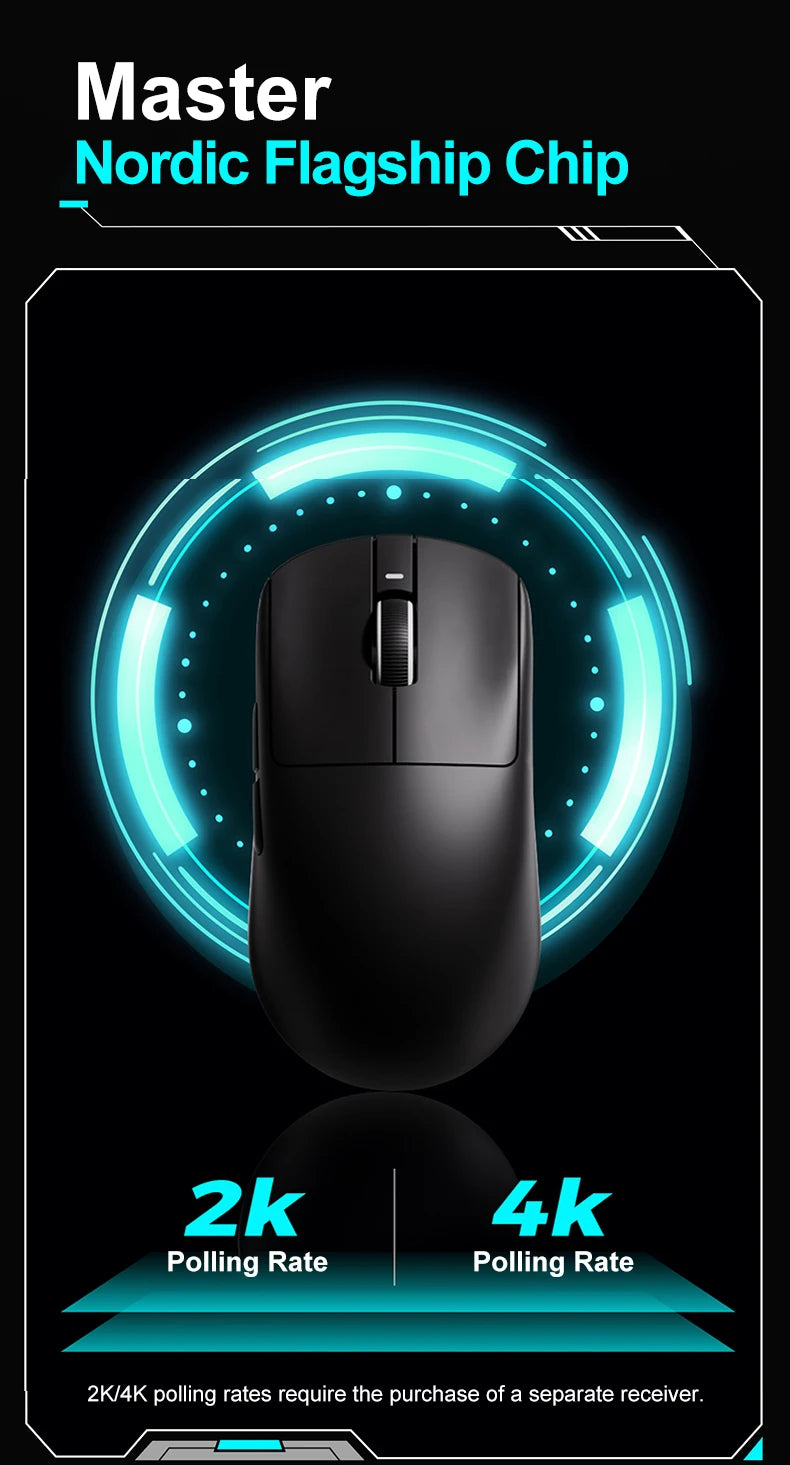 Ratón Gaming ATK VXE R1 Pro MAX — Bluetooth y 2.4G Inalámbrico