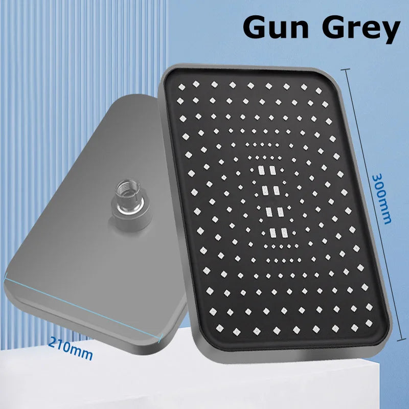 Rociador de Ducha Tipo Lluvia de 14" – Alta Presión