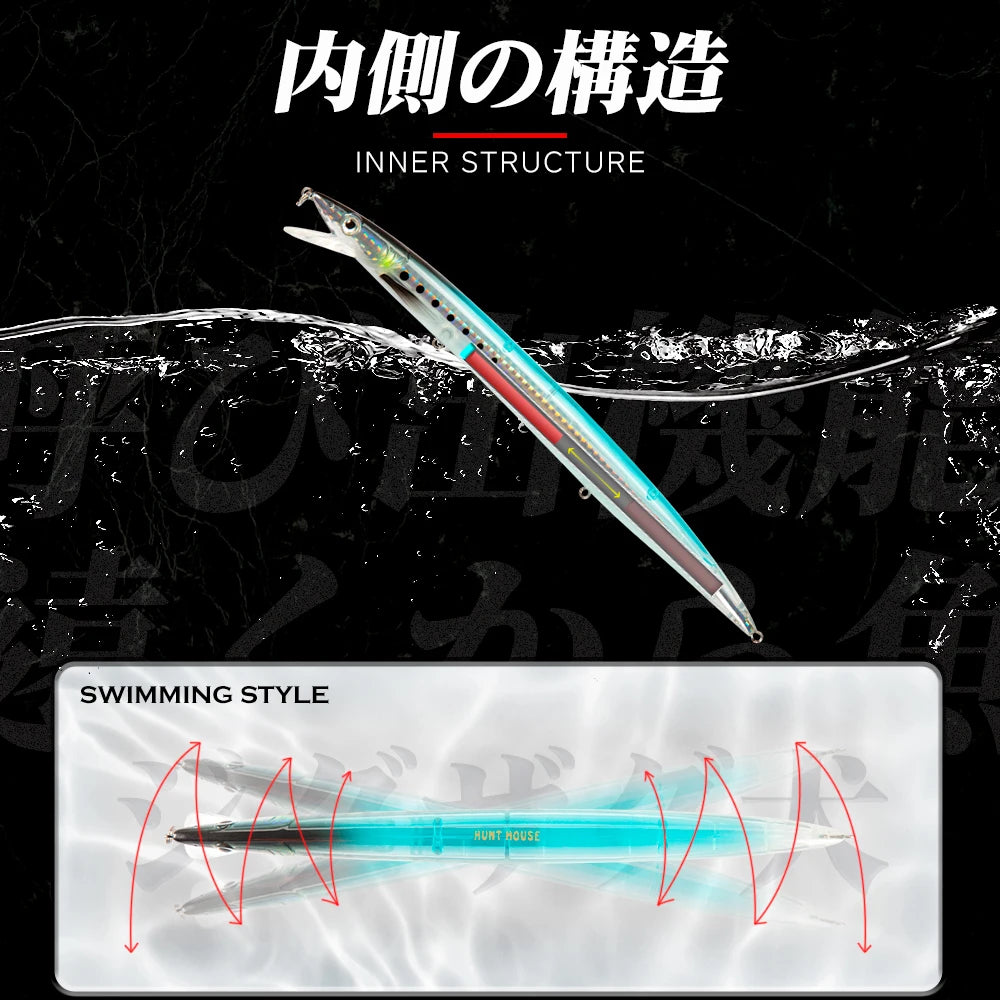 Señuelos Artificiales Hunthouse Sandeel Minnow — Jerkbait y Wobbler