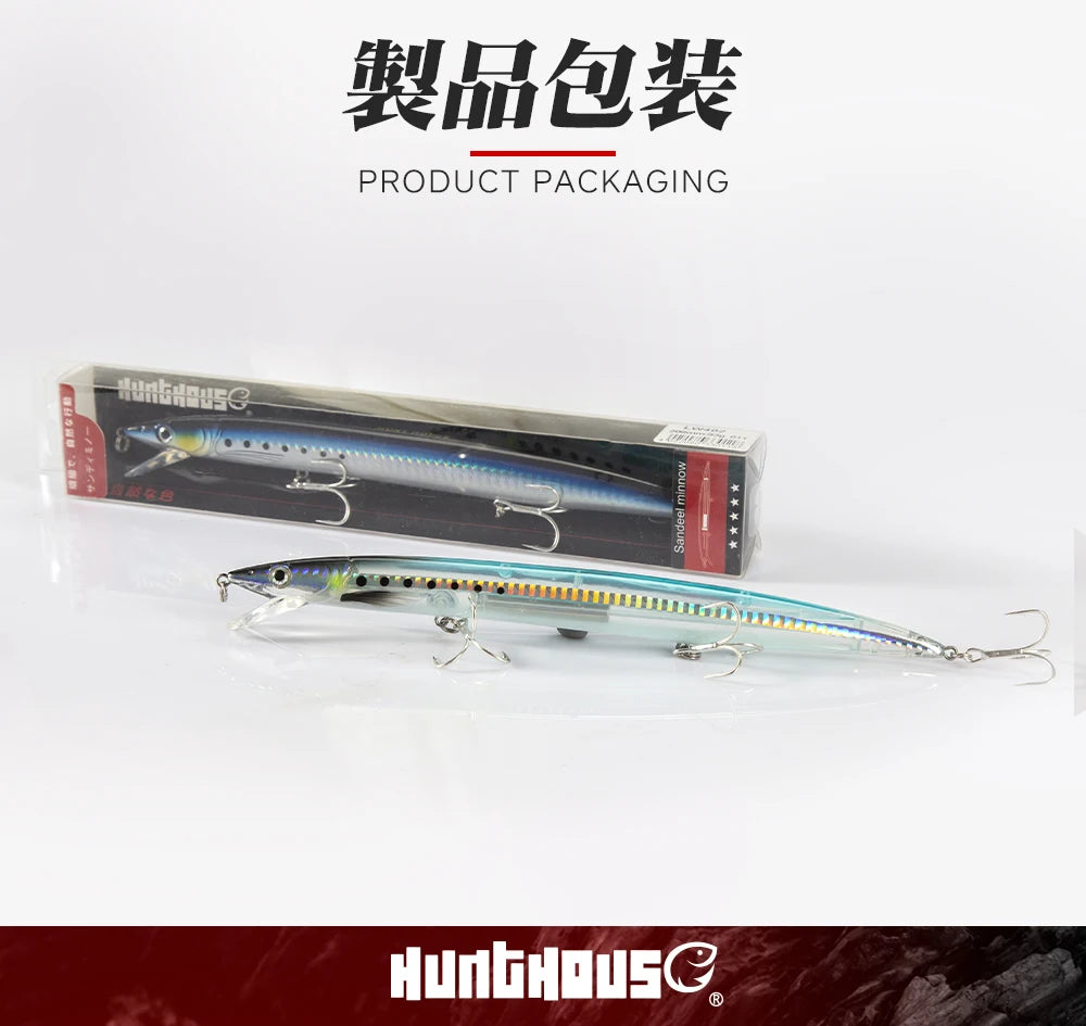 Señuelos Artificiales Hunthouse Sandeel Minnow — Jerkbait y Wobbler