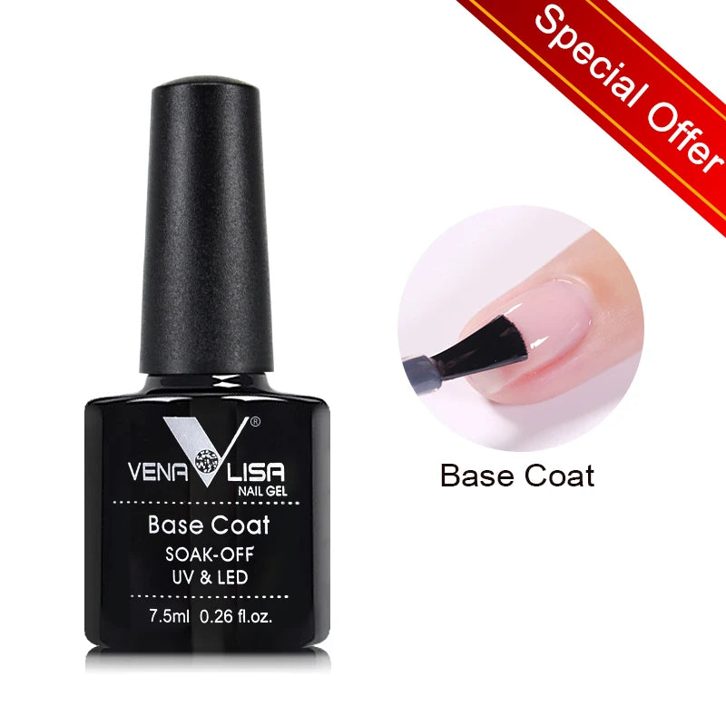 Esmalte de Gel Venalisa Milky White — Cobertura Completa UV/LED