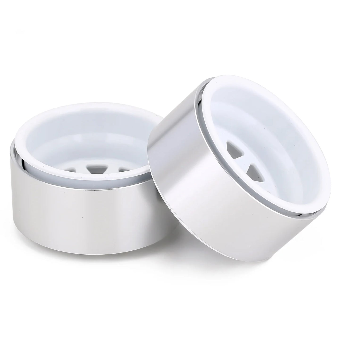 INJORA Rueda Beadlock 1.9" Metal Deep Dish – Offset Negativo 8.9mm para RC Crawler TRX4 y Axial SCX10