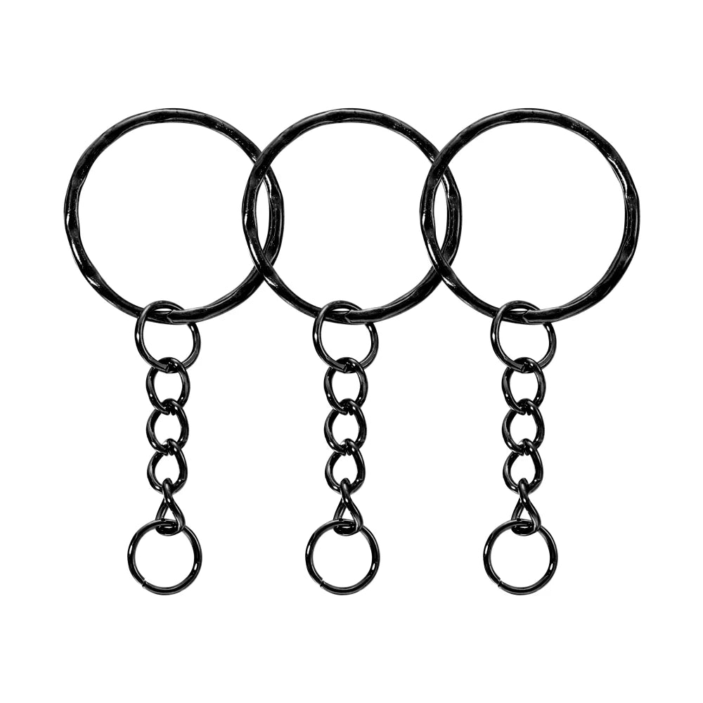 Anillas para Llaveros 20/50 Piezas – Aros Metálicos Redondos para Manualidades y Bisutería DIY