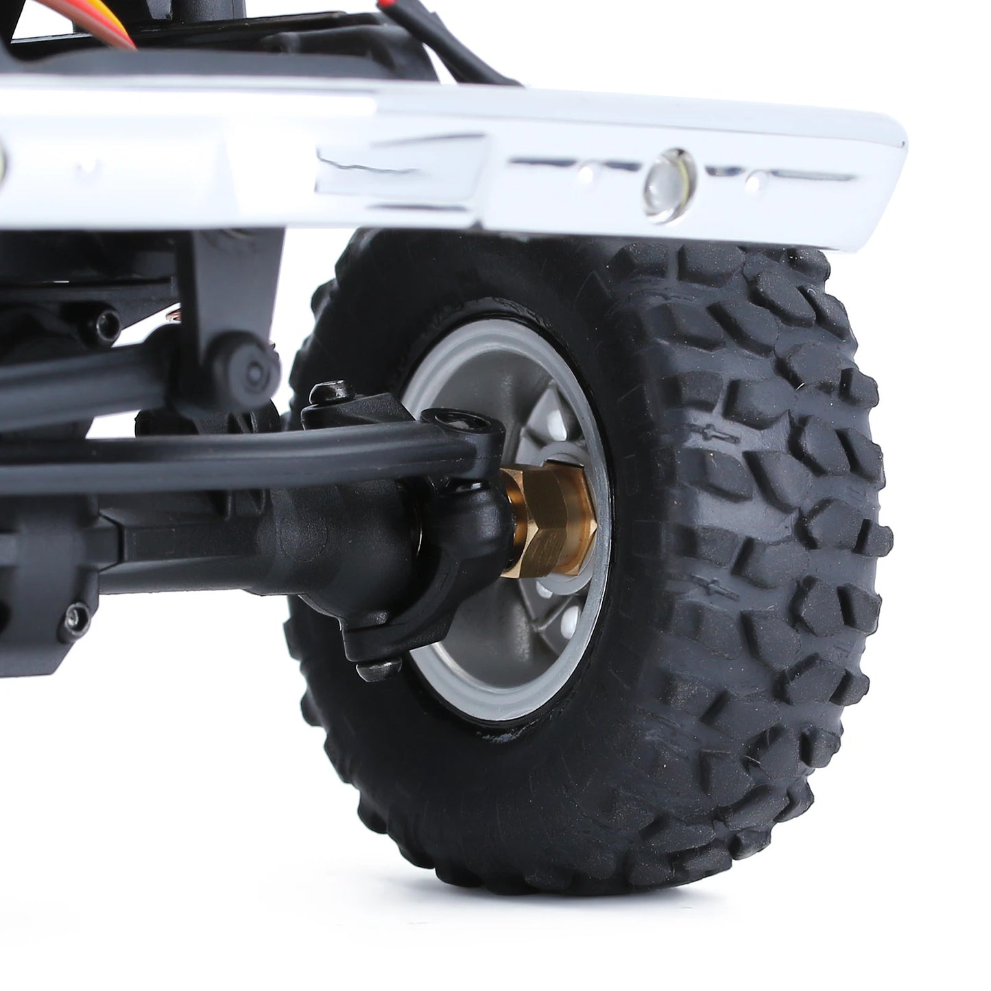 INJORA Piezas de Actualización RC Crawler – Counterweight, Steering Knuckles y Shock Cover para Axial SCX24