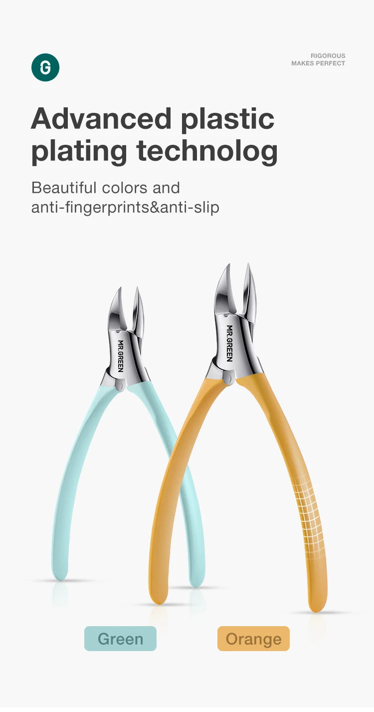 Cortaúñas Profesional MR.GREEN — Acero Inoxidable para Uñas Encarnadas