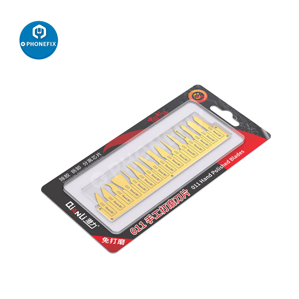 Qianli 007/008/009 Set de Cuchillas de Precisión – Herramientas para Limpieza de CPU, Placas Base y Chips BGA