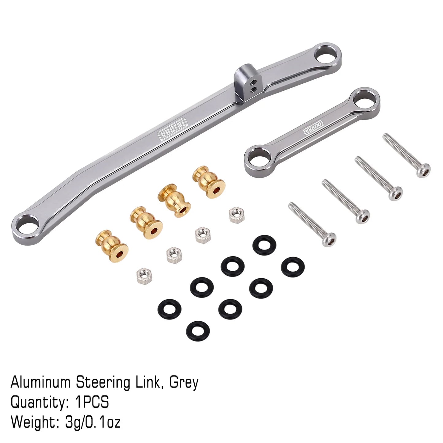 INJORA Piezas de Actualización RC Crawler – Counterweight, Steering Knuckles y Shock Cover para Axial SCX24