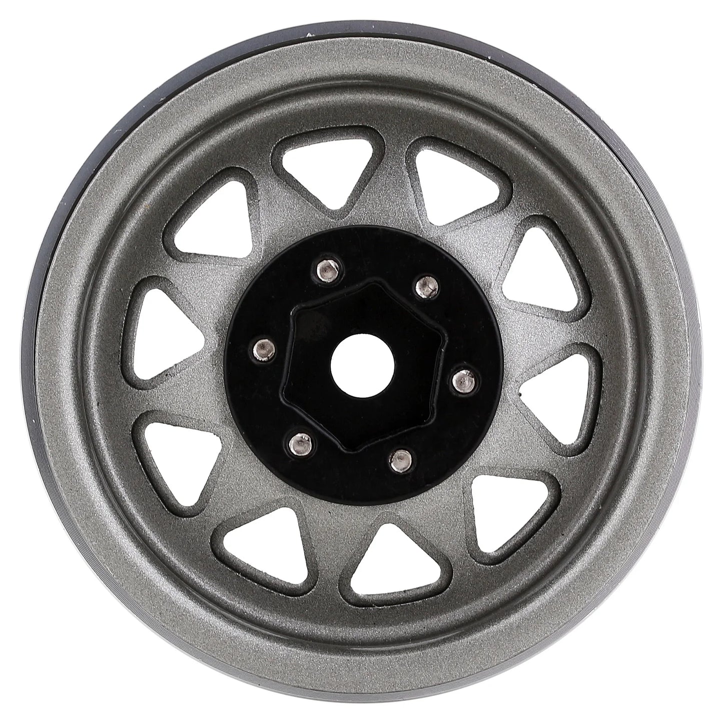 INJORA Rueda Beadlock 1.9" Metal Deep Dish – Offset Negativo 8.9mm para RC Crawler TRX4 y Axial SCX10