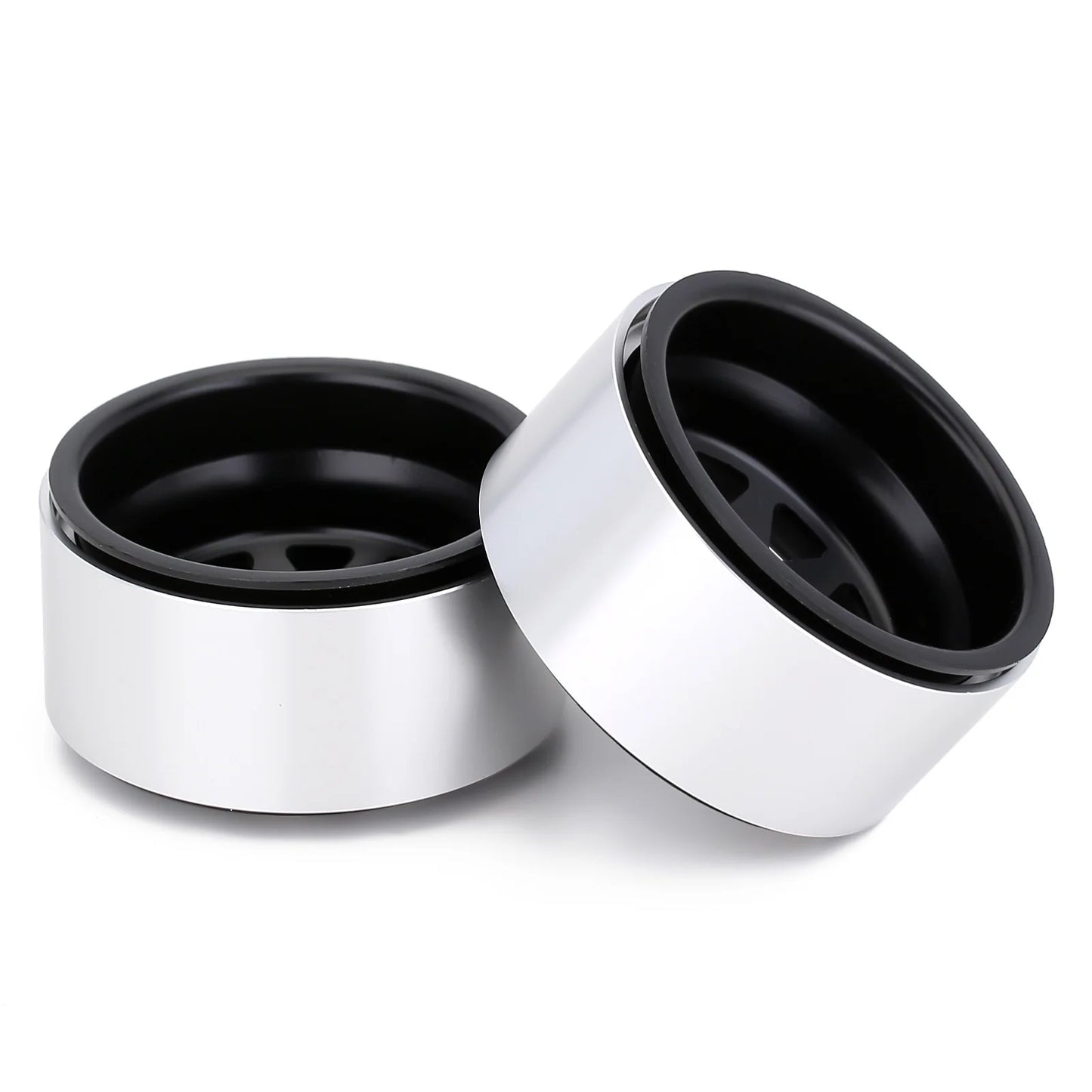 INJORA Rueda Beadlock 1.9" Metal Deep Dish – Offset Negativo 8.9mm para RC Crawler TRX4 y Axial SCX10