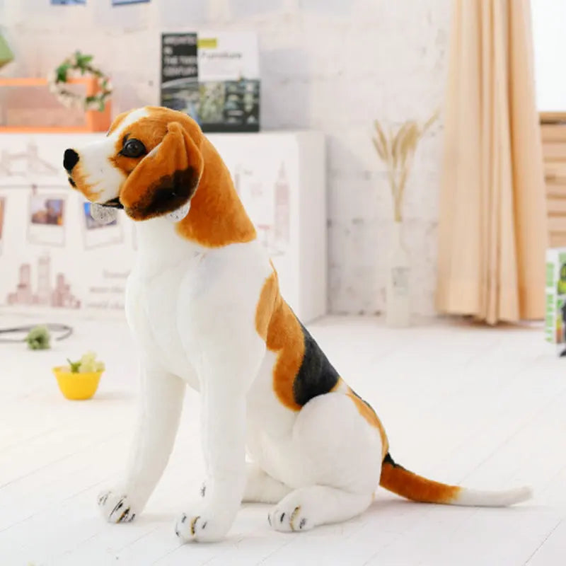 Peluche Realista de Perro Dálmata — Suave Juguete Decorativo y Regalo Infantil