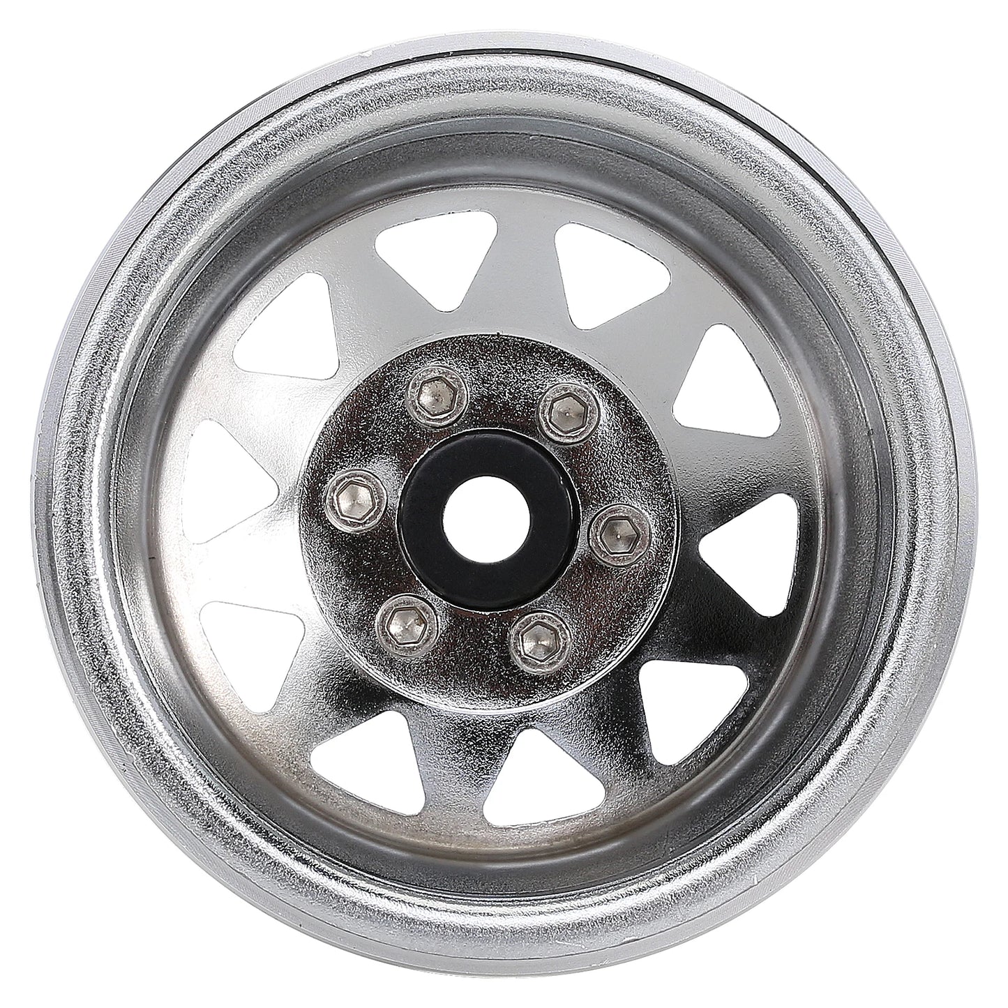 INJORA Rueda Beadlock 1.9" Metal Deep Dish – Offset Negativo 8.9mm para RC Crawler TRX4 y Axial SCX10