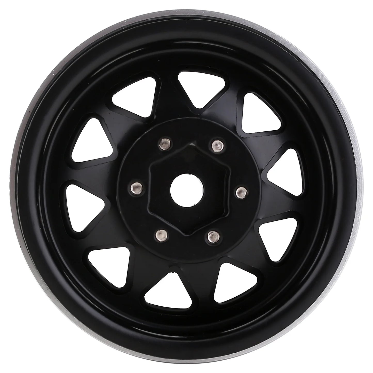 INJORA Rueda Beadlock 1.9" Metal Deep Dish – Offset Negativo 8.9mm para RC Crawler TRX4 y Axial SCX10