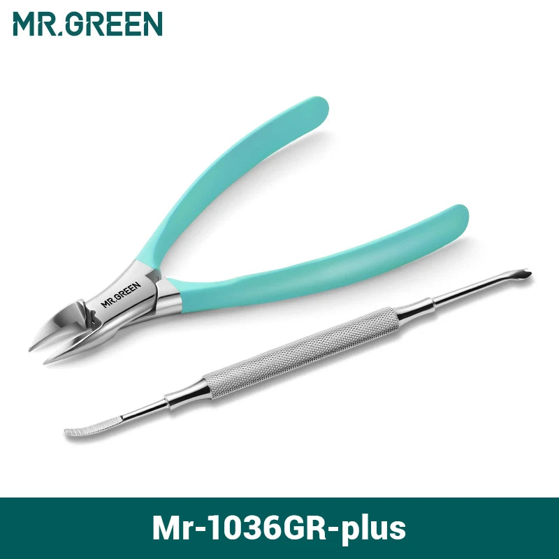 Cortaúñas Profesional MR.GREEN — Acero Inoxidable para Uñas Encarnadas