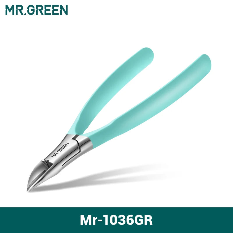 Cortaúñas Profesional MR.GREEN — Acero Inoxidable para Uñas Encarnadas