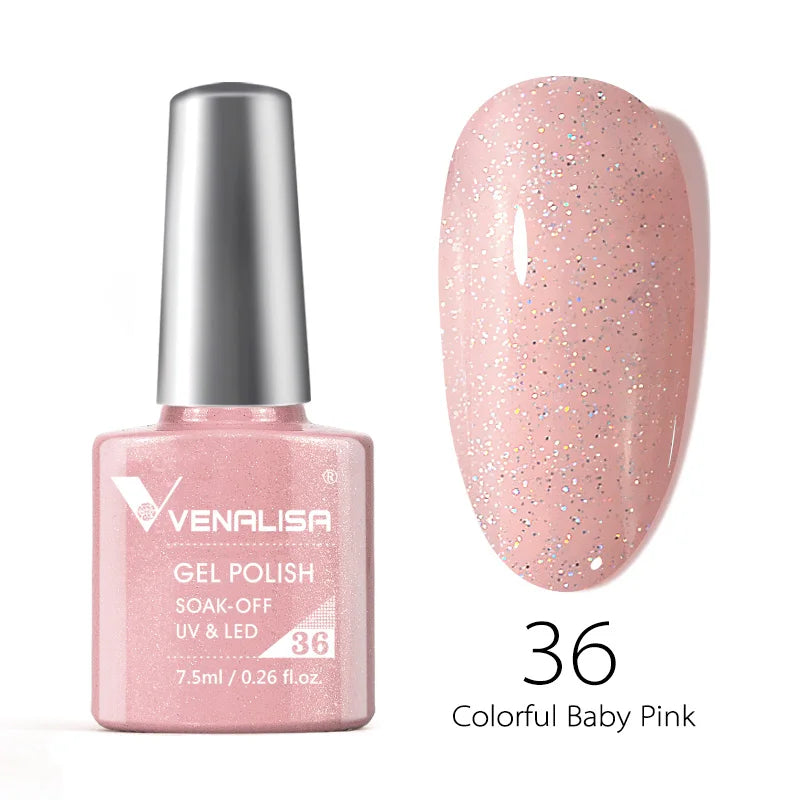 Esmalte de Gel Venalisa Soak Off — Cobertura Total 7.5ml