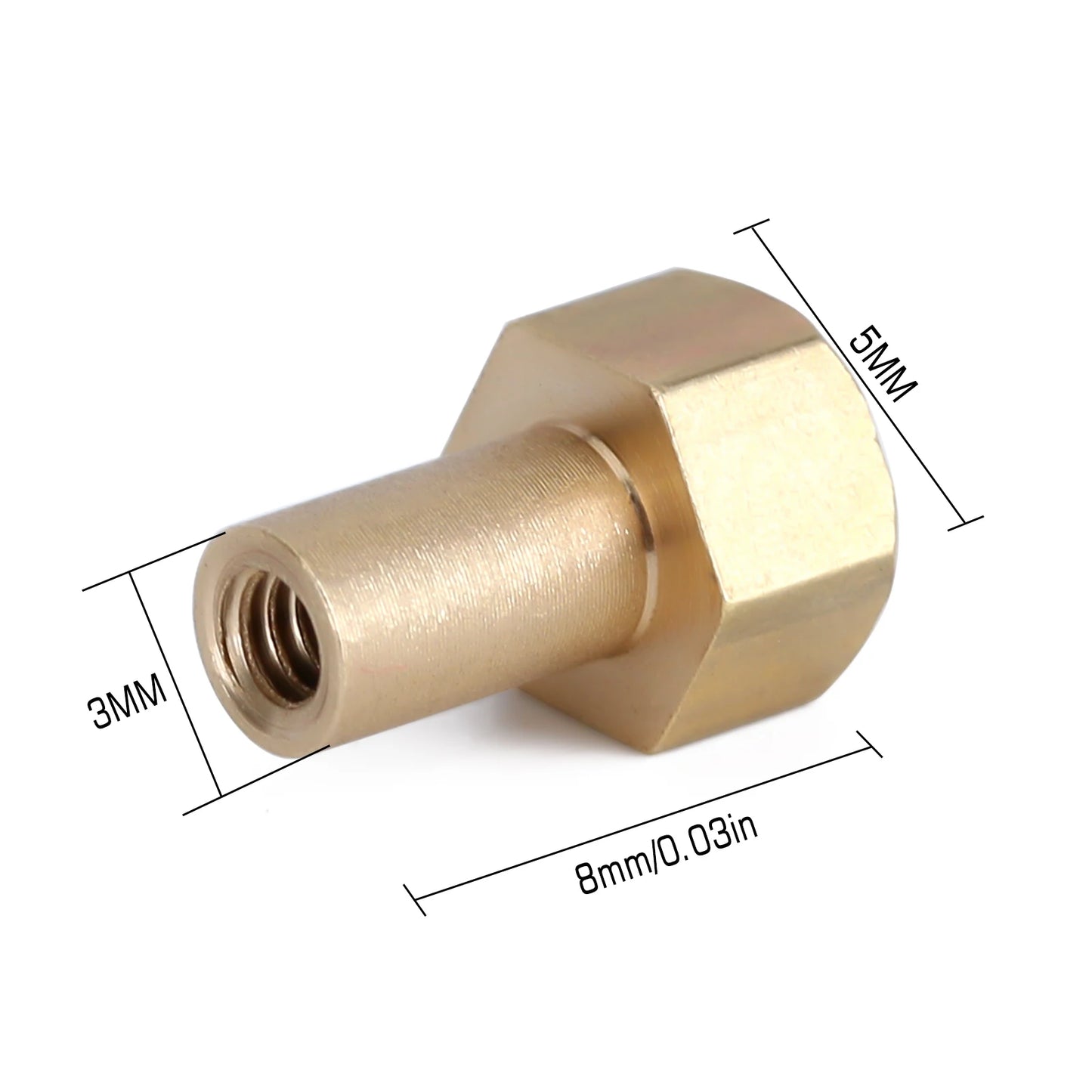 INJORA Piezas de Actualización RC Crawler – Counterweight, Steering Knuckles y Shock Cover para Axial SCX24