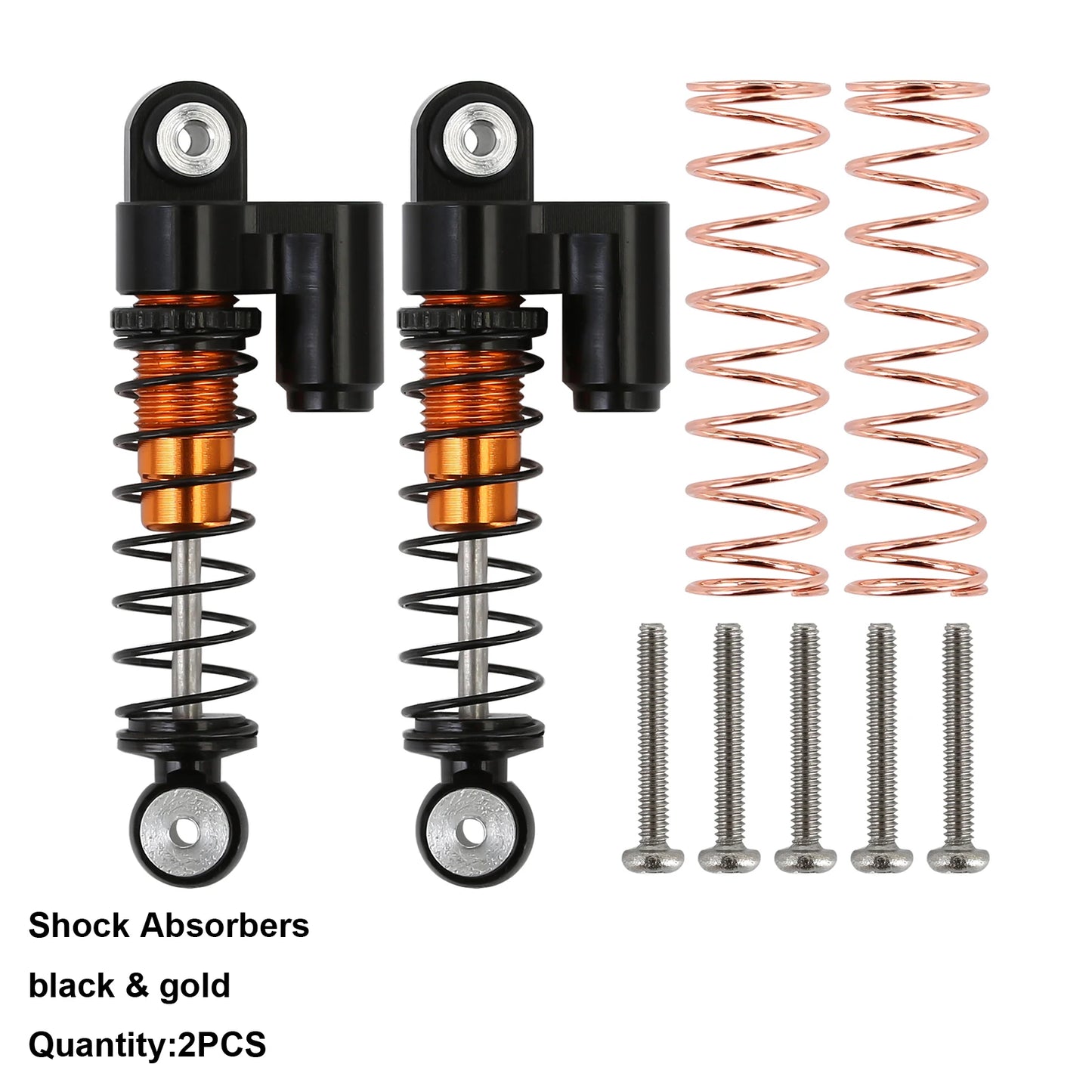 INJORA Piezas de Actualización RC Crawler – Counterweight, Steering Knuckles y Shock Cover para Axial SCX24