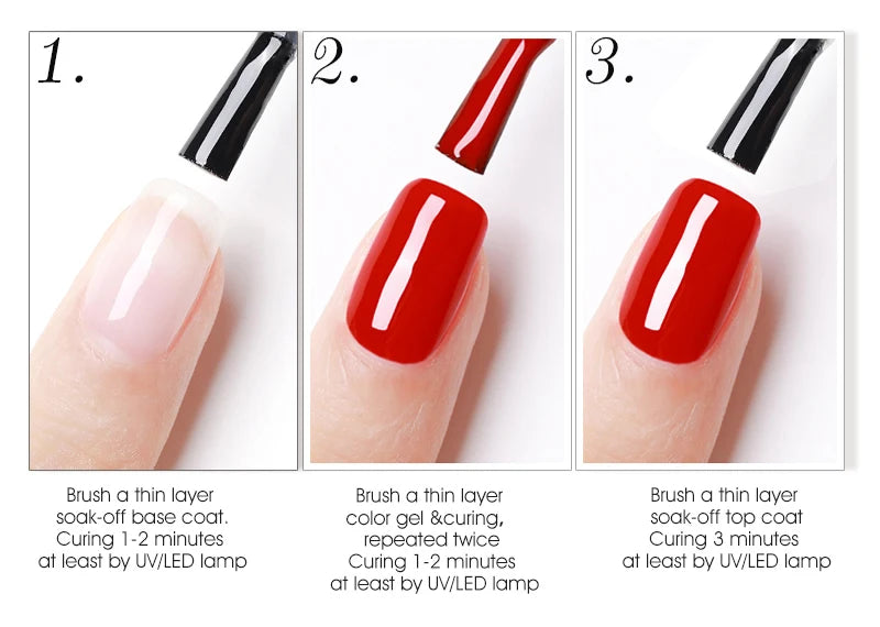 Esmalte de Gel Venalisa Soak Off — Cobertura Total 7.5ml