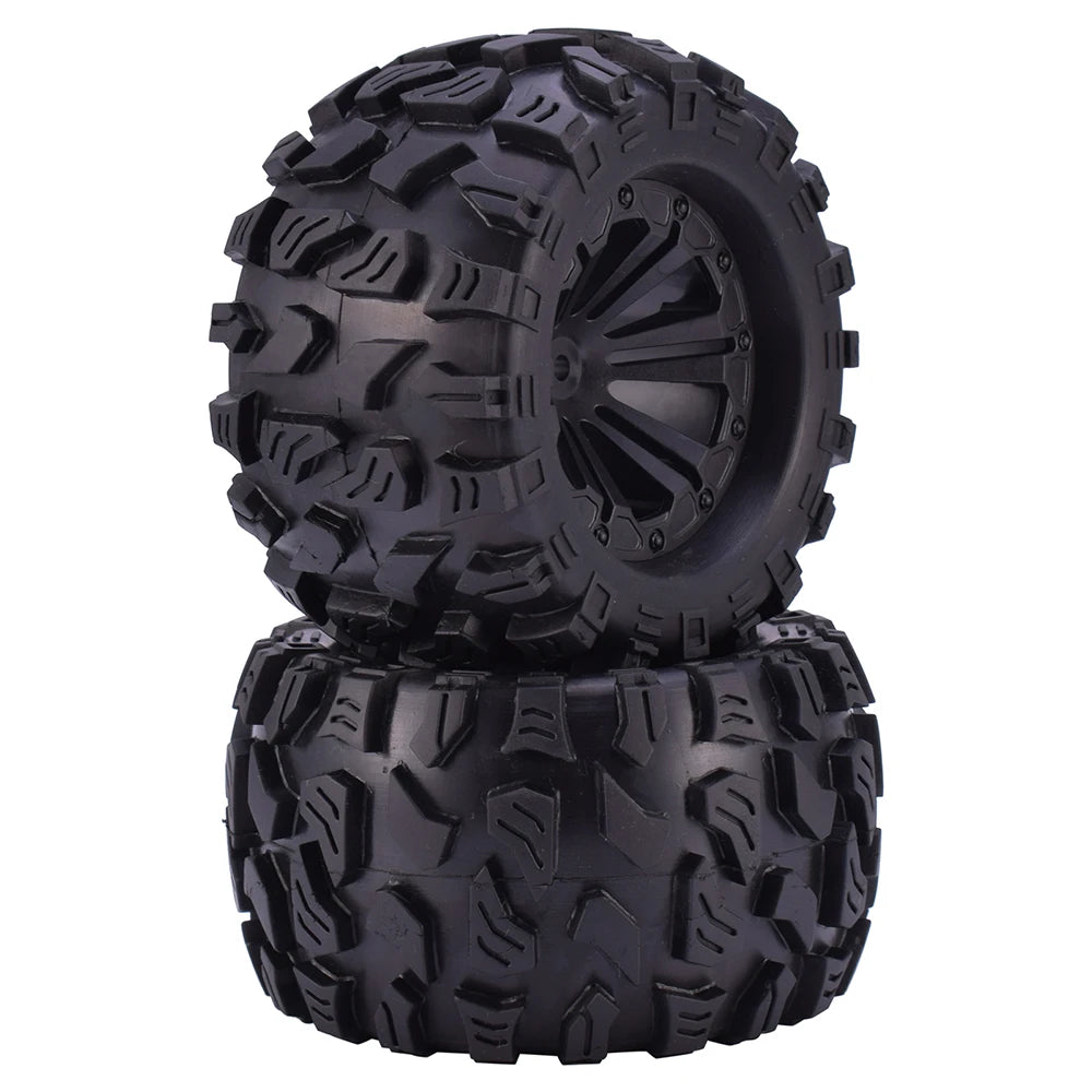 4PCS 12mm Hub 1/10 Tyre Wheel – 120mm / 125mm / 130mm Monster Truck / Buggy RC Car Crawler Compatible Traxxas SCX10