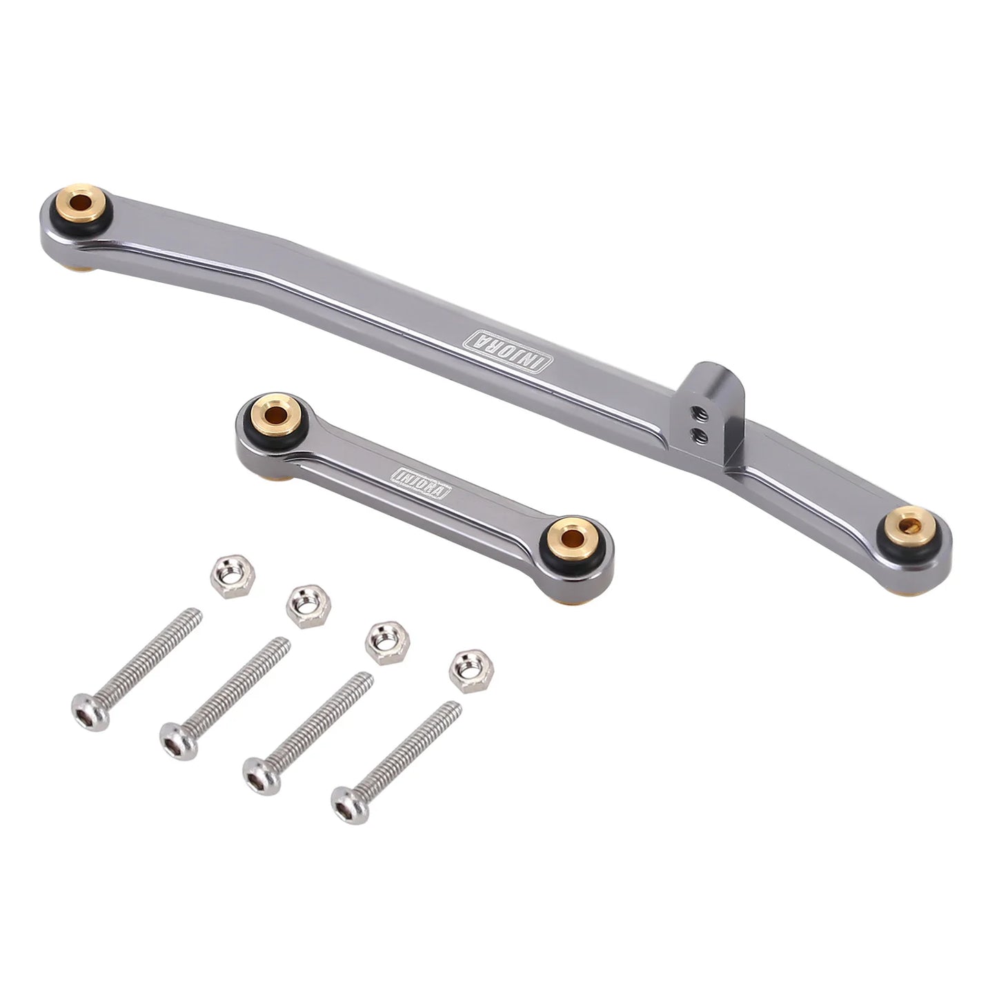 INJORA Piezas de Actualización RC Crawler – Counterweight, Steering Knuckles y Shock Cover para Axial SCX24