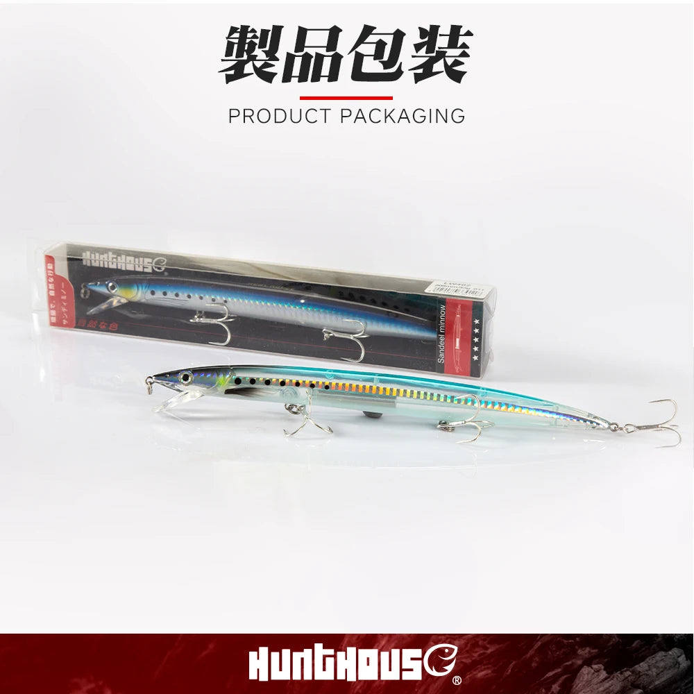 Señuelos Artificiales Hunthouse Sandeel Minnow — Jerkbait y Wobbler
