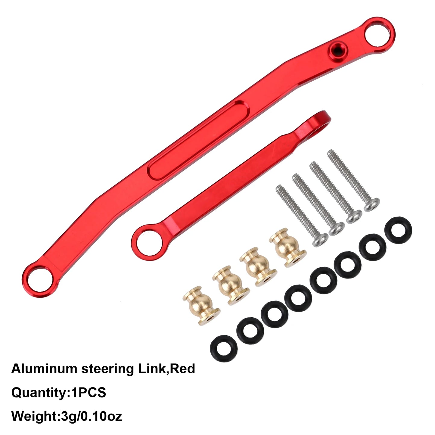 INJORA Piezas de Actualización RC Crawler – Counterweight, Steering Knuckles y Shock Cover para Axial SCX24