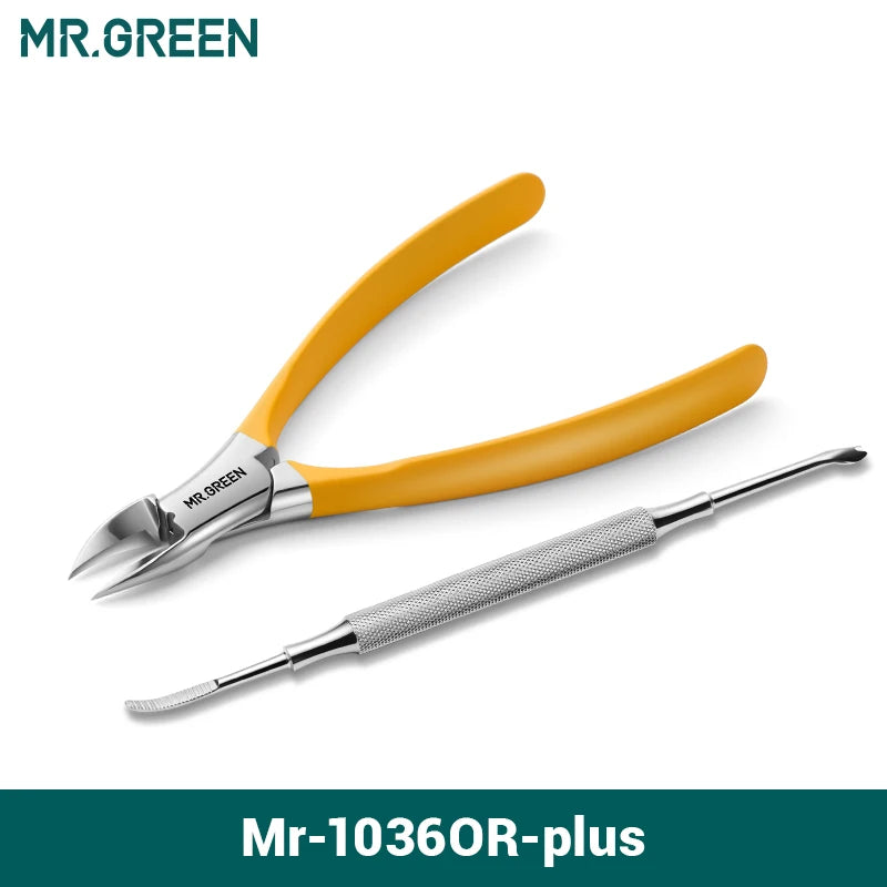 Cortaúñas Profesional MR.GREEN — Acero Inoxidable para Uñas Encarnadas