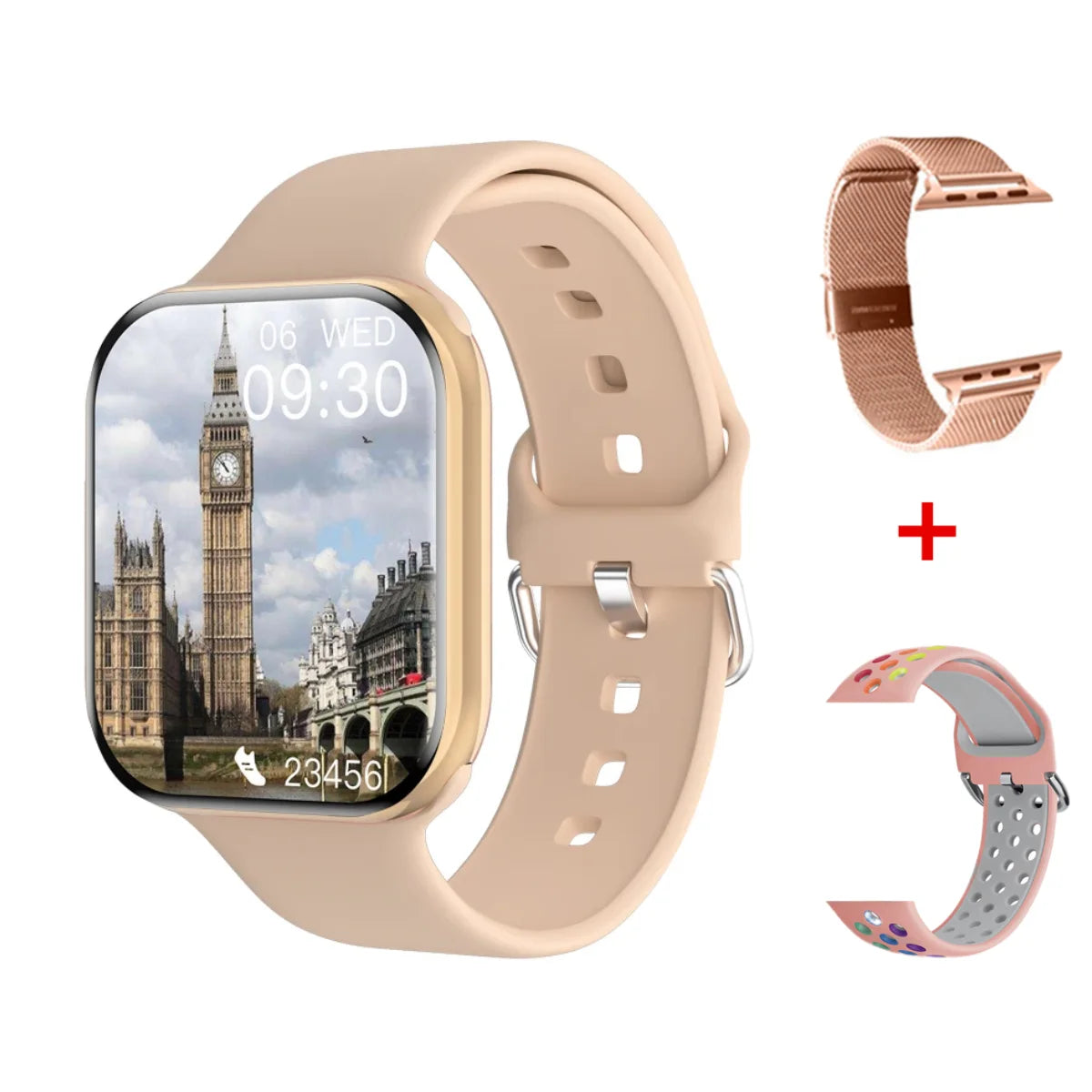 Smartwatch Watch 10 — Reloj Inteligente con GPS, NFC y Llamadas Bluetooth