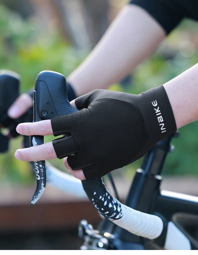 Guantes de Ciclismo INBIKE – Medio Dedo para Verano