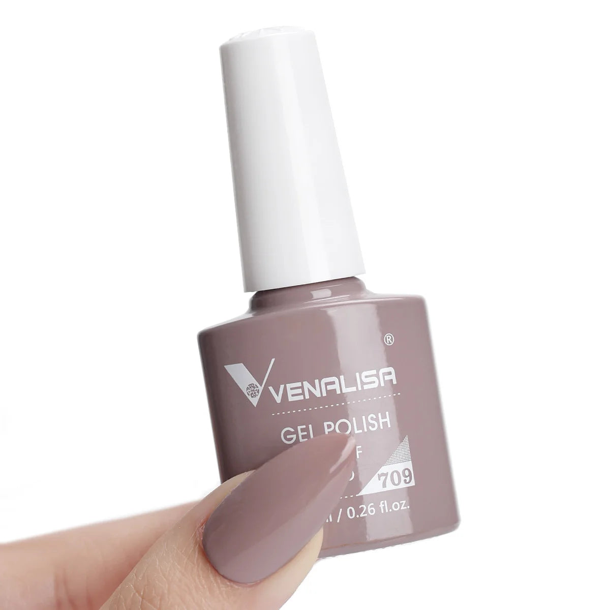 Esmalte de Gel Venalisa Milky White — Cobertura Completa UV/LED
