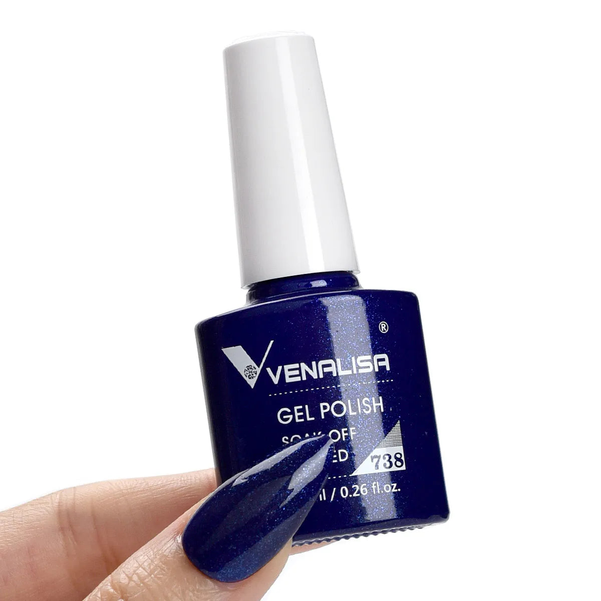 Esmalte de Gel Venalisa Milky White — Cobertura Completa UV/LED