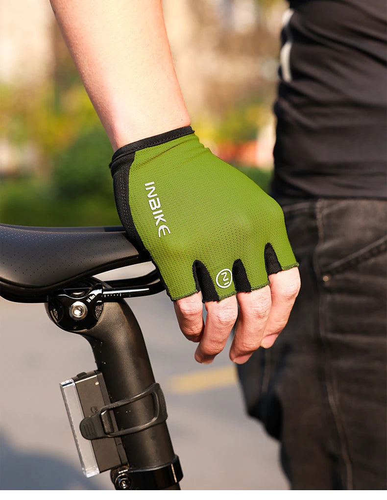 Guantes de Ciclismo INBIKE – Medio Dedo para Verano