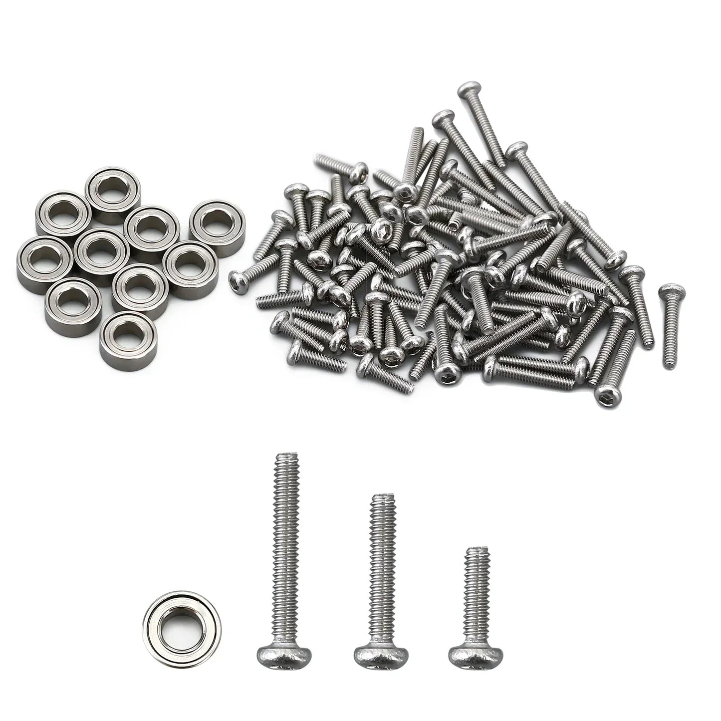 INJORA Piezas de Actualización RC Crawler – Counterweight, Steering Knuckles y Shock Cover para Axial SCX24