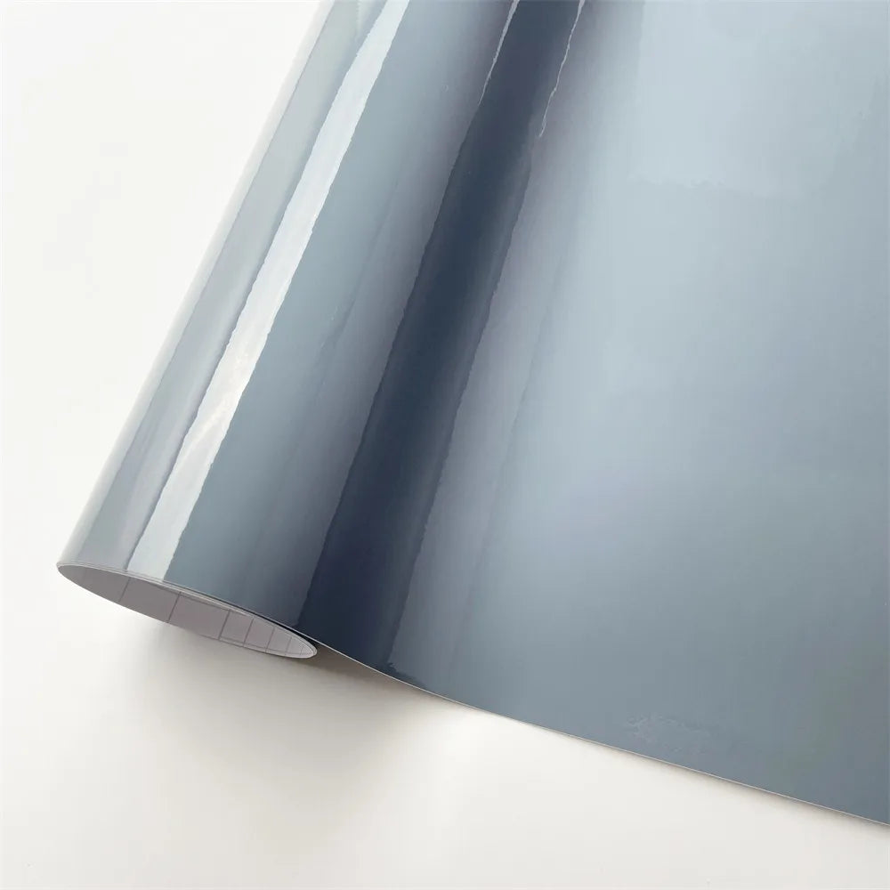 Vinilo Adhesivo Rojo, Blanco y Negro — Film Glossy sin Burbujas para Coche y Moto