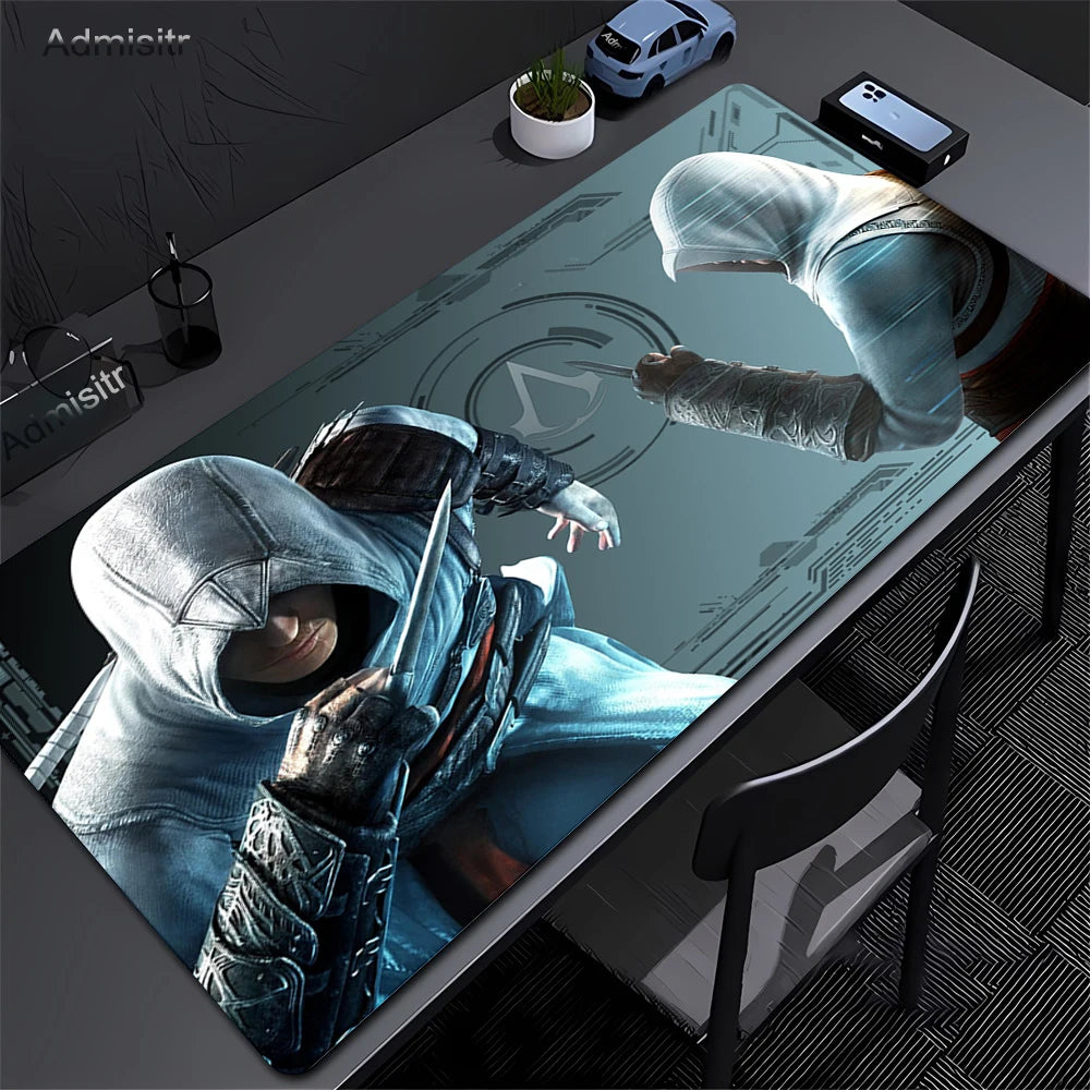 Alfombrilla Gamer XXL Assassin’s Creed — Mouse Pad 900x400mm para PC y Escritorio