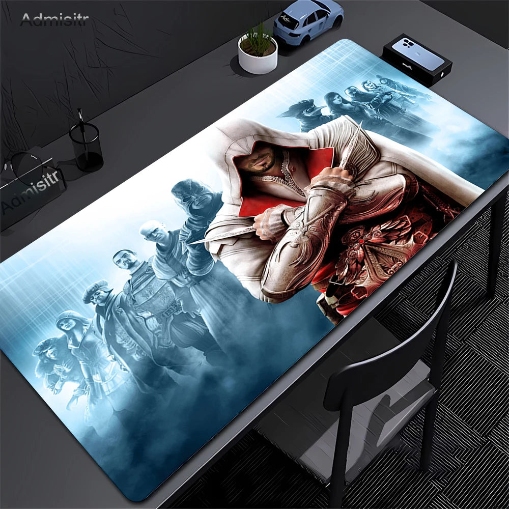 Alfombrilla Gamer XXL Assassin’s Creed — Mouse Pad 900x400mm para PC y Escritorio