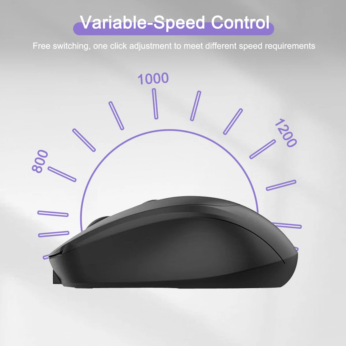 Ratón Inalámbrico Recargable Bluetooth 2.4G — Silencioso para PC y Portátil