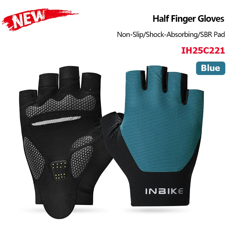Guantes de Ciclismo INBIKE – Medio Dedo para Verano