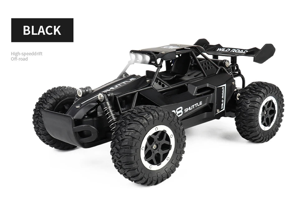 RC Car 1:16 2WD – Coche RC Off-Road con LED, Alta Velocidad 20KM/H para Niños
