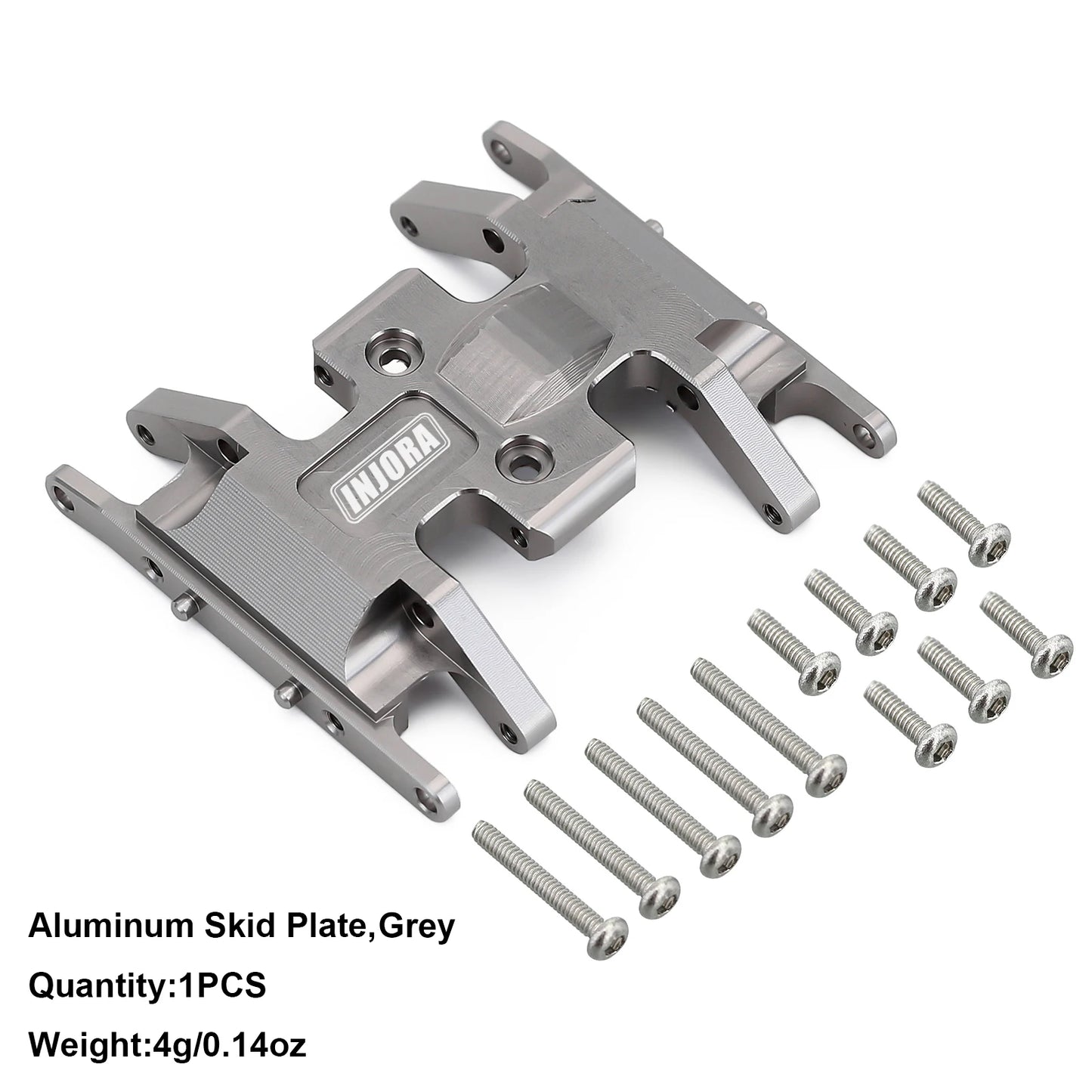 INJORA Piezas de Actualización RC Crawler – Counterweight, Steering Knuckles y Shock Cover para Axial SCX24