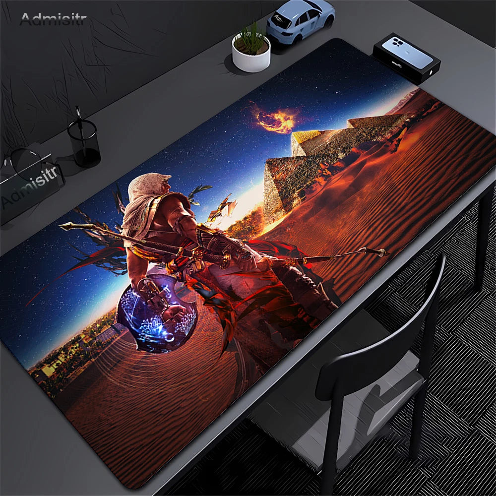Alfombrilla Gamer XXL Assassin’s Creed — Mouse Pad 900x400mm para PC y Escritorio