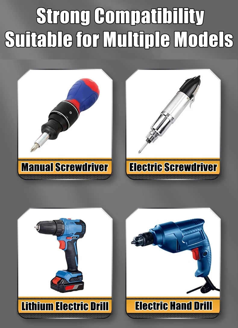 Puntas de Destornillador Magnéticas con Tope de Posicionamiento 50mm – Para Pladur, Yeso y Tableros de Pared