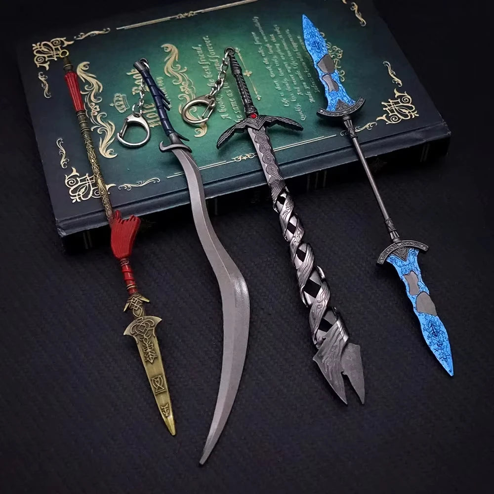 Llavero Espada Luna Oscura — Mini Sword Elden Ring Ranni Moonveil