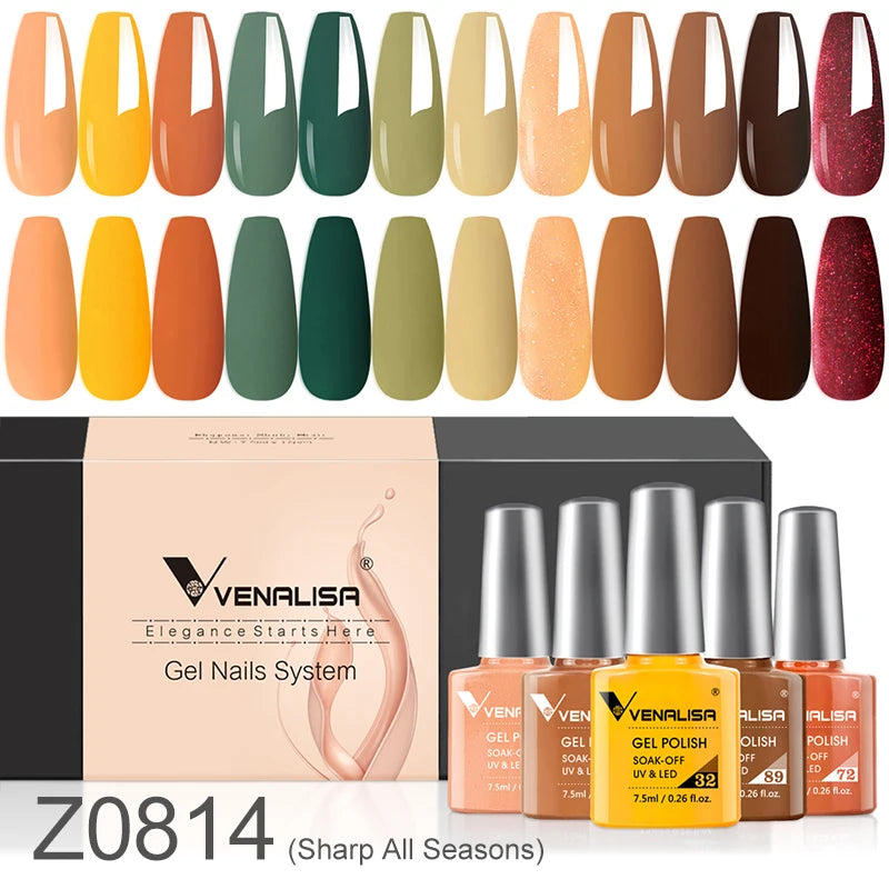 Esmalte de Gel Venalisa Milky White — Cobertura Completa UV/LED