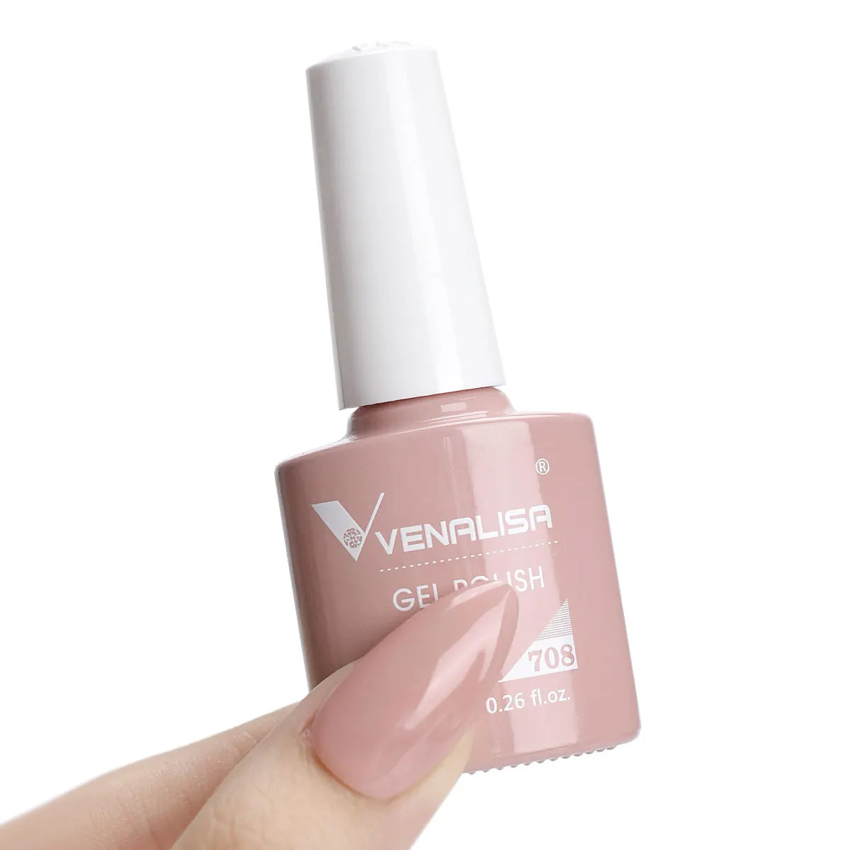 Esmalte de Gel Venalisa Milky White — Cobertura Completa UV/LED