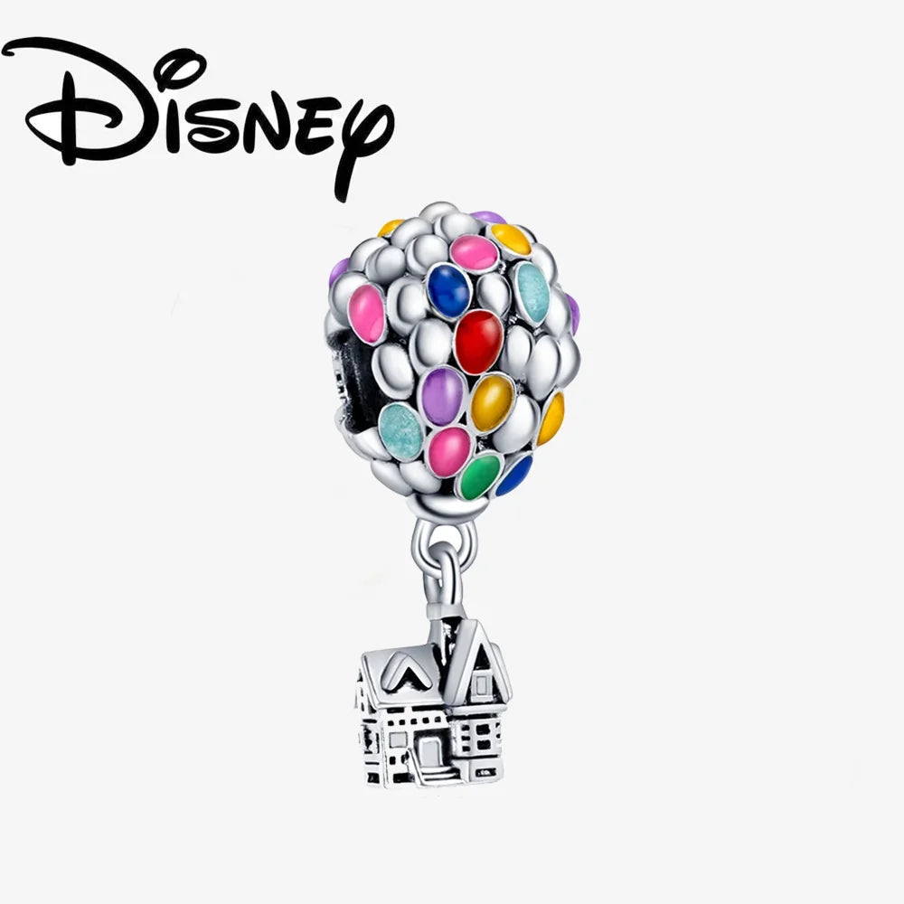 Charm Colgante Disney 925 Plata Esterlina – Dumbo, Pascal, Gato de Cheshire y Alien | Compatible con Pulseras Originales