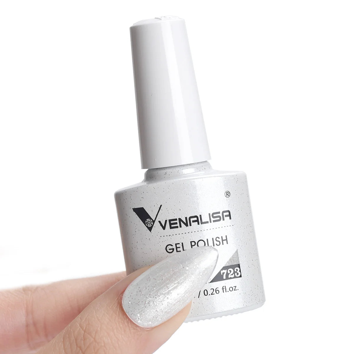 Esmalte de Gel Venalisa Milky White — Cobertura Completa UV/LED